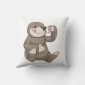 ミミズ付きモグラ クッション (裏面)