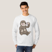 ミミズ付きモグラ Tシャツ (正面フル)