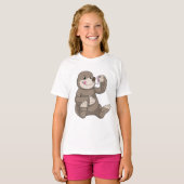 ミミズ付きモグラ Tシャツ (正面フル)