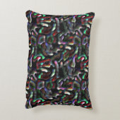 ミミズ型カラフルの人工物？ アクセントクッション (裏面(縦))