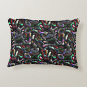 ミミズ型カラフルの人工物？ アクセントクッション (裏面)