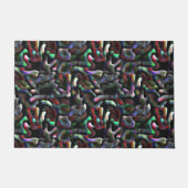 ミミズ型カラフルの人工物？ ドアマット (正面)