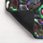 ミミズ型カラフルの人工物？ マウスパッド (コーナー)