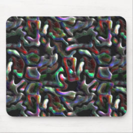 ミミズ型カラフルの人工物？ マウスパッド