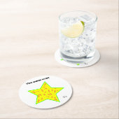 ミミズ星コースター ラウンドペーパーコースター (インサイチュ)