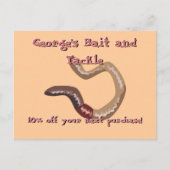 ミミズ葉書 ポストカード (正面)