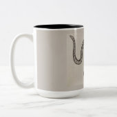 ミミズ ツートーンマグカップ (左)