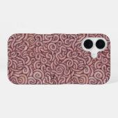 ミミズ（大） iPhone 16ケース (裏面横)