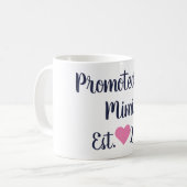 ミミネービーとブライトピンクマグに昇格 コーヒーマグカップ (正面左)