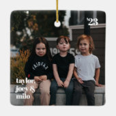 ミミフォトクリスマスツリー セラミックオーナメント (裏面)