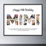 ミミフォトコラージュ切り出しおばあちゃん誕生日 ポスター<br><div class="desc">この祝おばあちゃん写真コラージュのデザインでは、あなたの祖母との特別な瞬間。このカスタマイズ可能なデザインは、母パーソナライズされたの日と誕生祝いのための心のこもった贈り物を作成するのに最適である。MIMIという言葉を使って美しいコラージュを作り、大切な瞬間を描き、共有した思い出を視覚的に大切伝える旅を生み出す。母の日、誕生日、または祖母が永遠に大切にするハートからの思慮深い贈り物と特別な大事な行事を作る。大事な行事だけでなく、一緒に作った美しい思い出祝を贈るギフトで彼女の誕生日のおばあちゃんを驚かせる。家族をコラージュに含め、共有された経験と愛の感動的な表現にする。写真をに変え、有意義なプレゼントにお気に入りのし、ギフトをカスタム簡単にパーソナライズしよう。クリエイティブ楽しむプロセスは、写真完璧なコラージュを作成し、あなたのギフトに個人的なtouchを追加す与える。おばあちゃんが誇らしげにショーケースできる美しくユニーク美しいウォールアートのフォトフレームにコラージュを表示。</div>