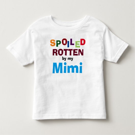 ミミベビーの幼児シャツで腐った腐った トドラーTシャツ (正面)