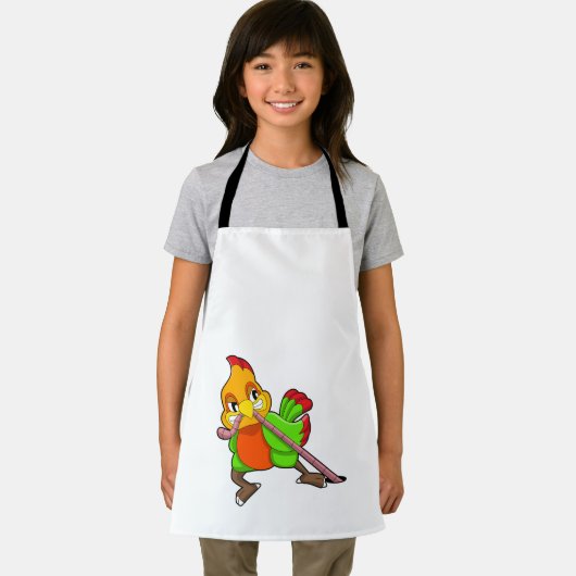 ミミミズのオウム エプロン (インサイチュ)