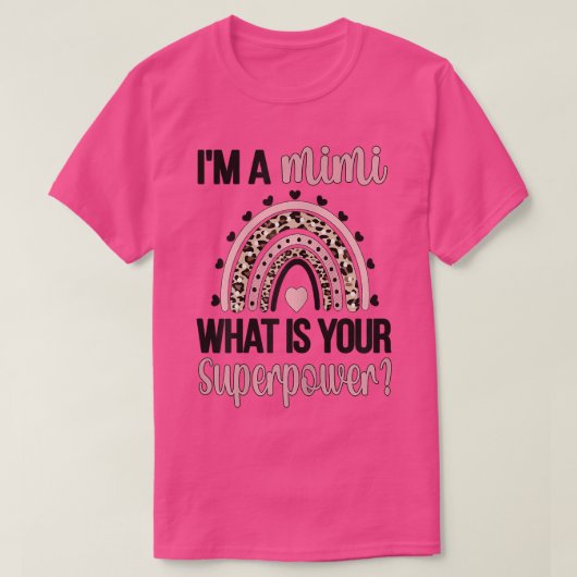 ミミミ超大国ミミおばあちゃん感謝 Tシャツ (デザイン正面)