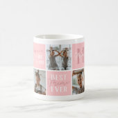 ミミモダン最高の・エバーフォトコラージュPink コーヒーマグカップ (中央)