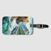 ミミヤマザメとグリズイグマ ラゲッジタグ (正面横)