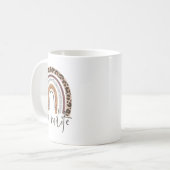 ミミライフグランマチータヒョウ女性クリスマス コーヒーマグカップ (正面左)