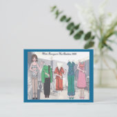 ミミラウンジの彼女のブードワール紙の人形はがき ポストカード (スタンド正面)