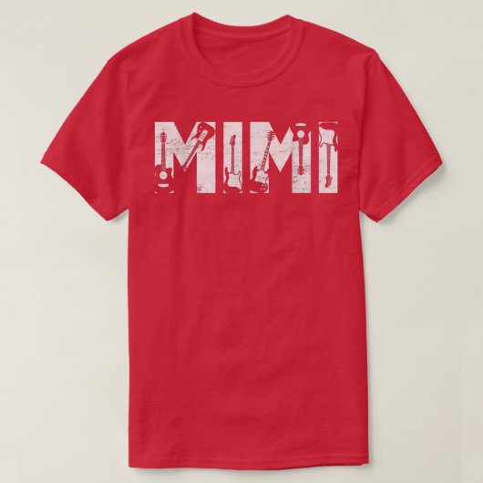 ミミ動揺して最高のエバーギターラバーギタリストT Tシャツ (デザイン正面)