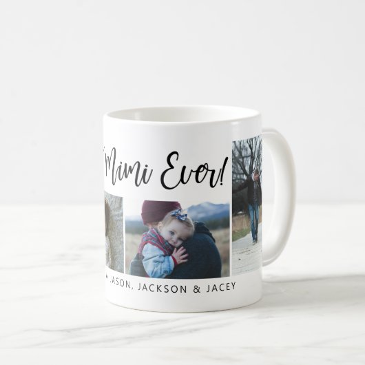 ミミ最高のエバースクリプトコーヒーマグ コーヒーマグカップ (正面右)