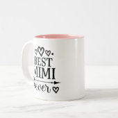ミミ最高の・エバ・グランマ ツートーンマグカップ (正面左)