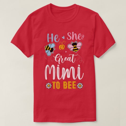ミミ素晴らしは性別開示 Tシャツ (デザイン正面)