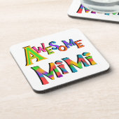 ミミ素晴らしTシャツ・ギフト コースター (左側)