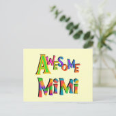 ミミ素晴らしTシャツ・ギフト ポストカード (スタンド正面)