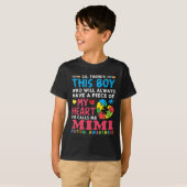 ミミ自閉症の意識と呼ばれる少年がいる Tシャツ (正面フル)