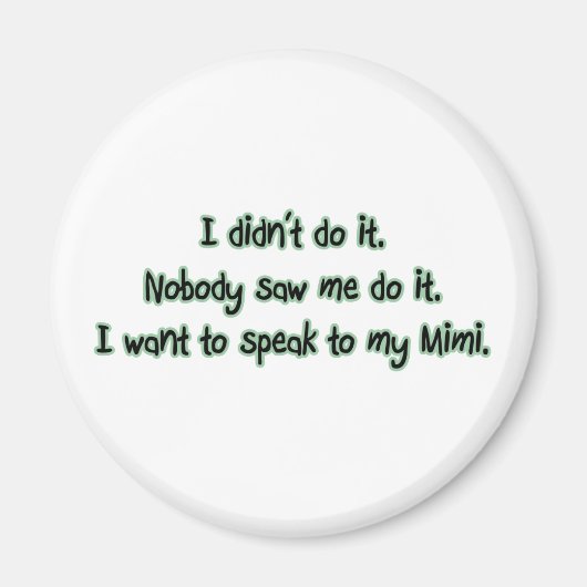 ミミ話に行く マグネット (正面)