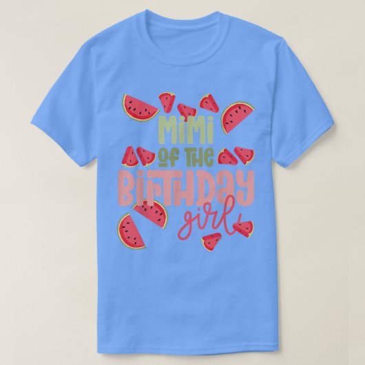 ミミ誕生日ワンインスイカ誕生日G Tシャツ (デザイン正面)