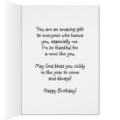 ミミ誕生日、あなたは賛美a's (内側 (右))