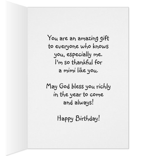 ミミ誕生日、あなたは賛美a's (内側 (右))