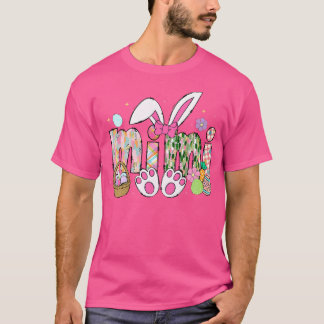 ミミ うさぎ イースター おばあちゃん エッグハント ファミリー M Tシャツ