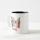 ミミ・クロース クリスマス おばあちゃん ギフト クリスマス ツートーンマグカップ (正面左)