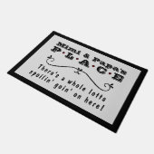 ミミ&パパのプレイスホールロッタスポイリン'ゴイン ドアマット (アングル)