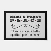 ミミ&パパのプレイスホールロッタスポイリン'ゴイン ドアマット (正面)