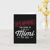 ミミ・ファースト・マザーズ・デイに行く新しいおばあちゃん カード (黄色い花)