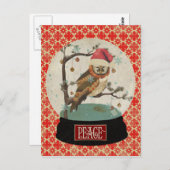 ミムズフクロウスノグローブポストカード ポストカード (正面/裏面)