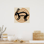 ミムブルラビットアートポスター ポスター (キッチン)