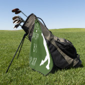 ミム最高のバイパーゴルフおもしろいゴルフ用タオル ゴルフタオル (グリーン)