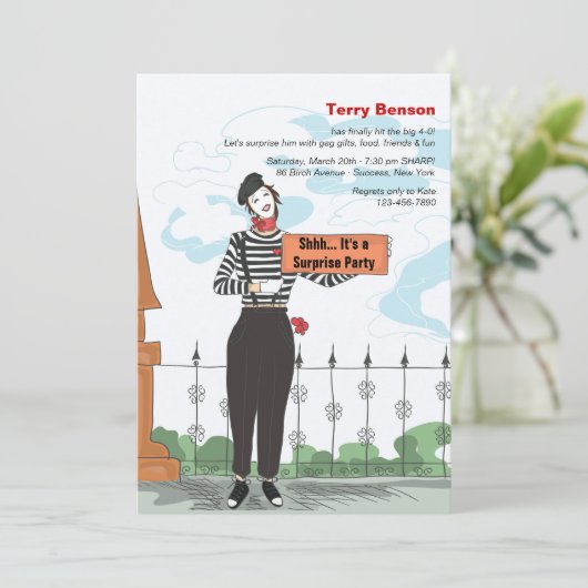 ミメアドア招待状 招待状 (スタンド正面)