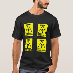 ミメティック·ハ警告ザード·ステッカーSCP財団 Tシャツ