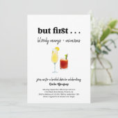 ミモサおもしろいアンド血メアリーブライダルシャワー 招待状 (スタンド正面)