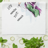 ミモサじゃない キッチンタオル (折り畳み)