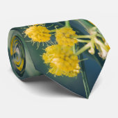 ミモサの木と黄色の花 ネクタイ (ロール)