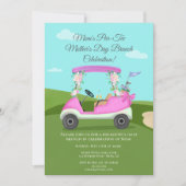 ミモサスの母の日ブランチ付きゴルフカート 招待状 (正面)