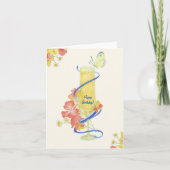 ミモサハッピーバースデー! カード (正面)