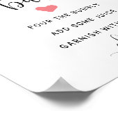 ミモサバーの結婚バー ポスター (角)