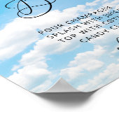 ミモサバーオンクラウドナイン9ブライダルシャワー ポスター (角)